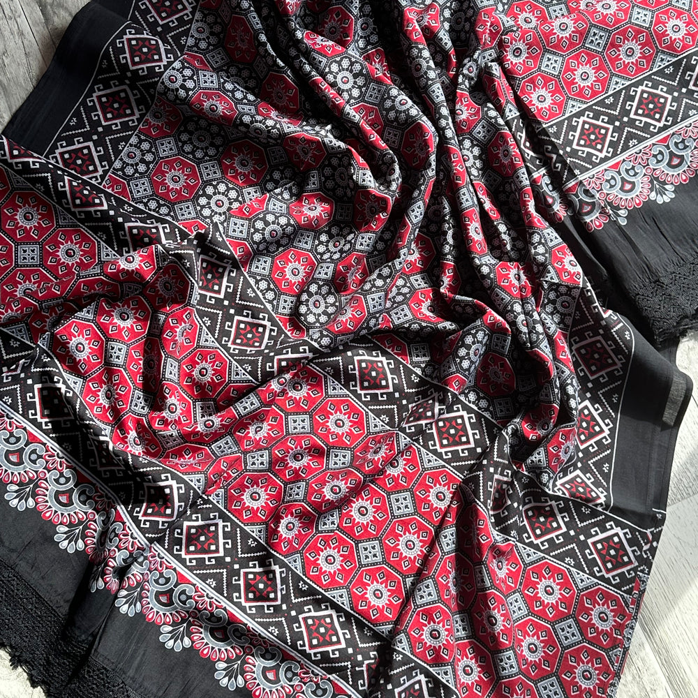 
                      
                        Ajrak Printed Dupattas- Design 3
                      
                    