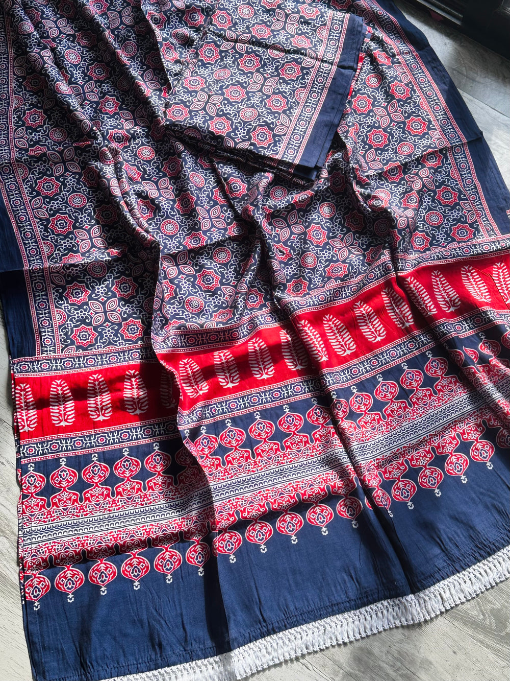 Ajrak Print Dupattas Design 2