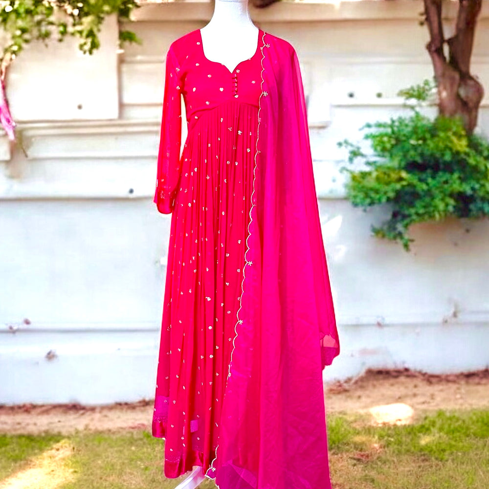 
                      
                        Delicious Raspberry Embellished Kurta Set
                      
                    