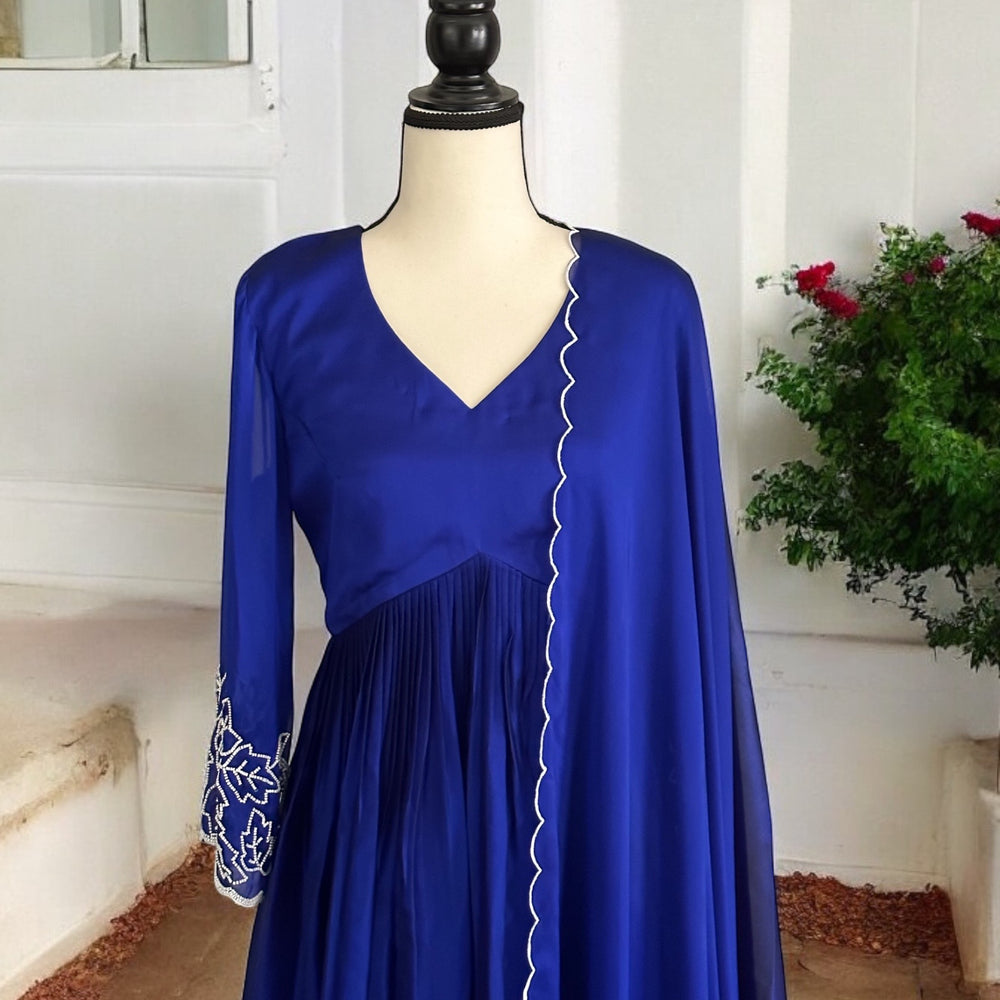 
                      
                        Cobalt blue Enchanted Kurta Set
                      
                    