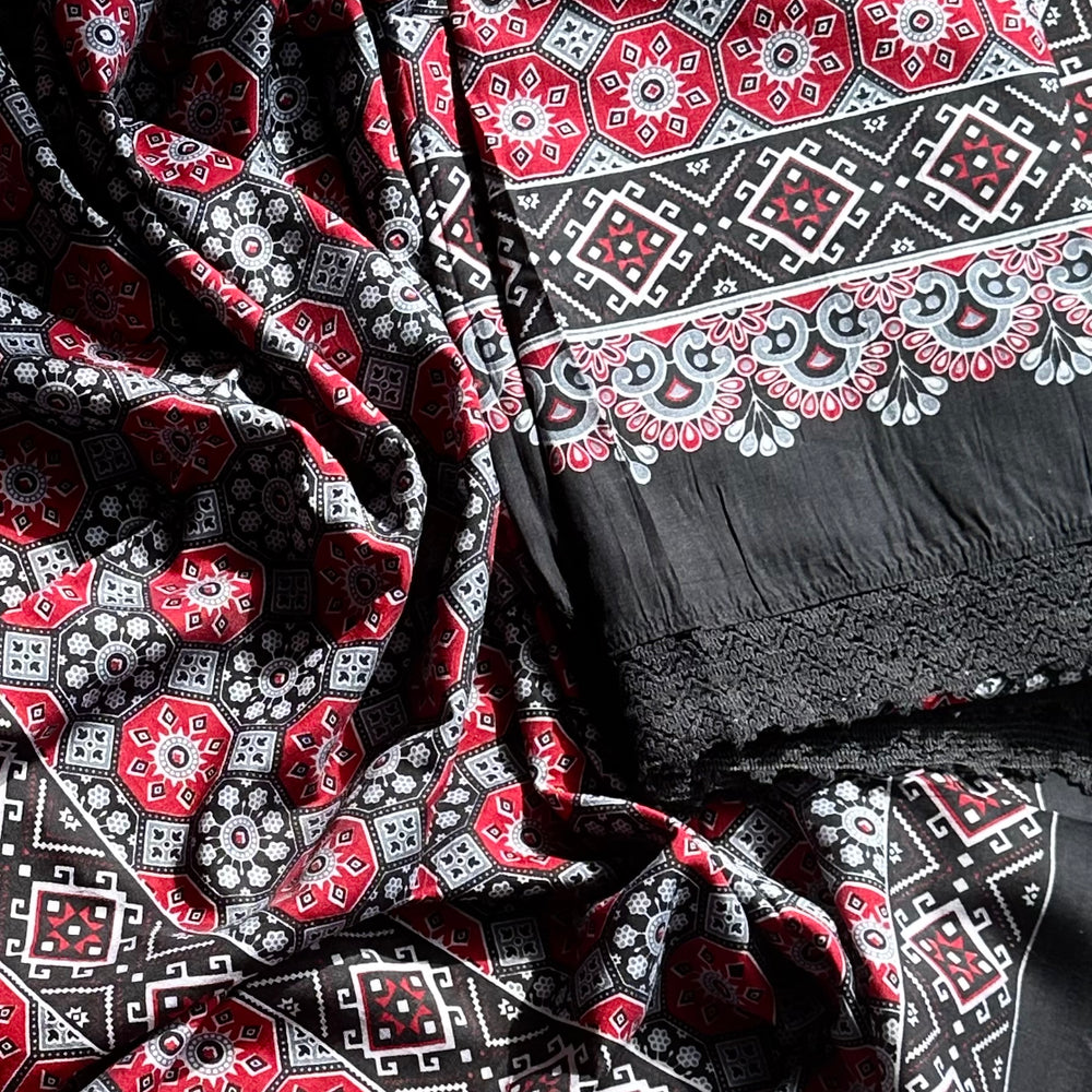 
                      
                        Ajrak Printed Dupattas- Design 3
                      
                    