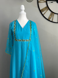 Aqua Blue Summer Edit’25 Kurta set