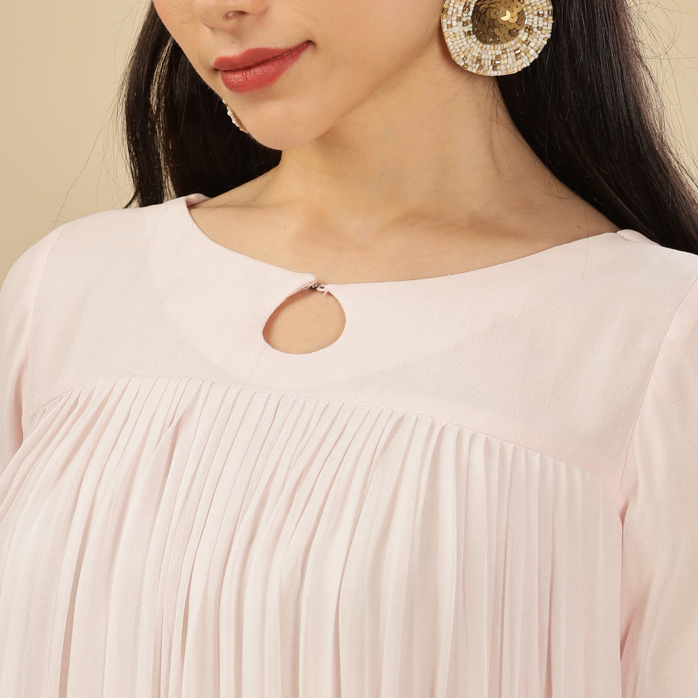 
                      
                        Pale Pink Redliscious Embellished Kurta
                      
                    