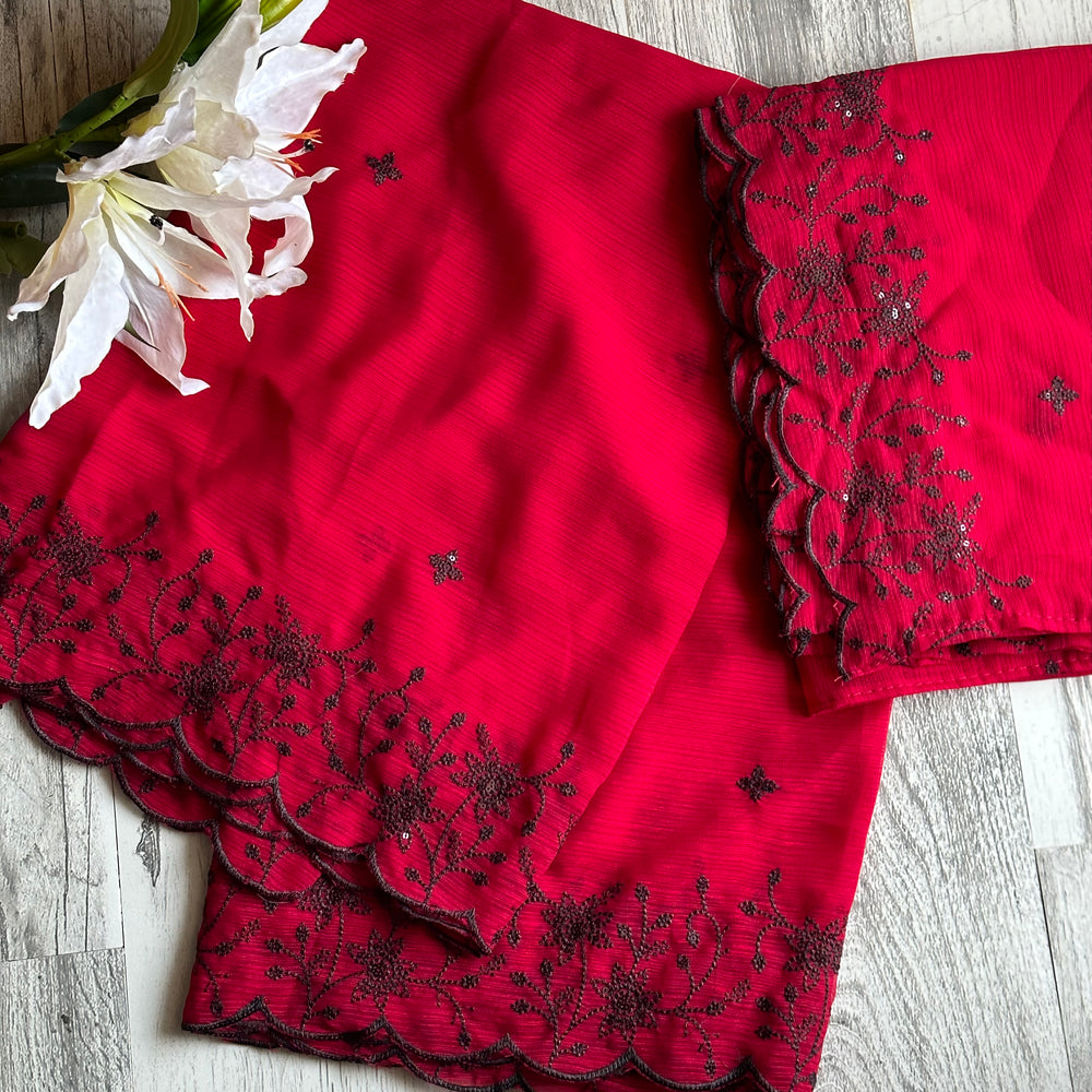 
                      
                        Georgette Embroidered Dupattas
                      
                    