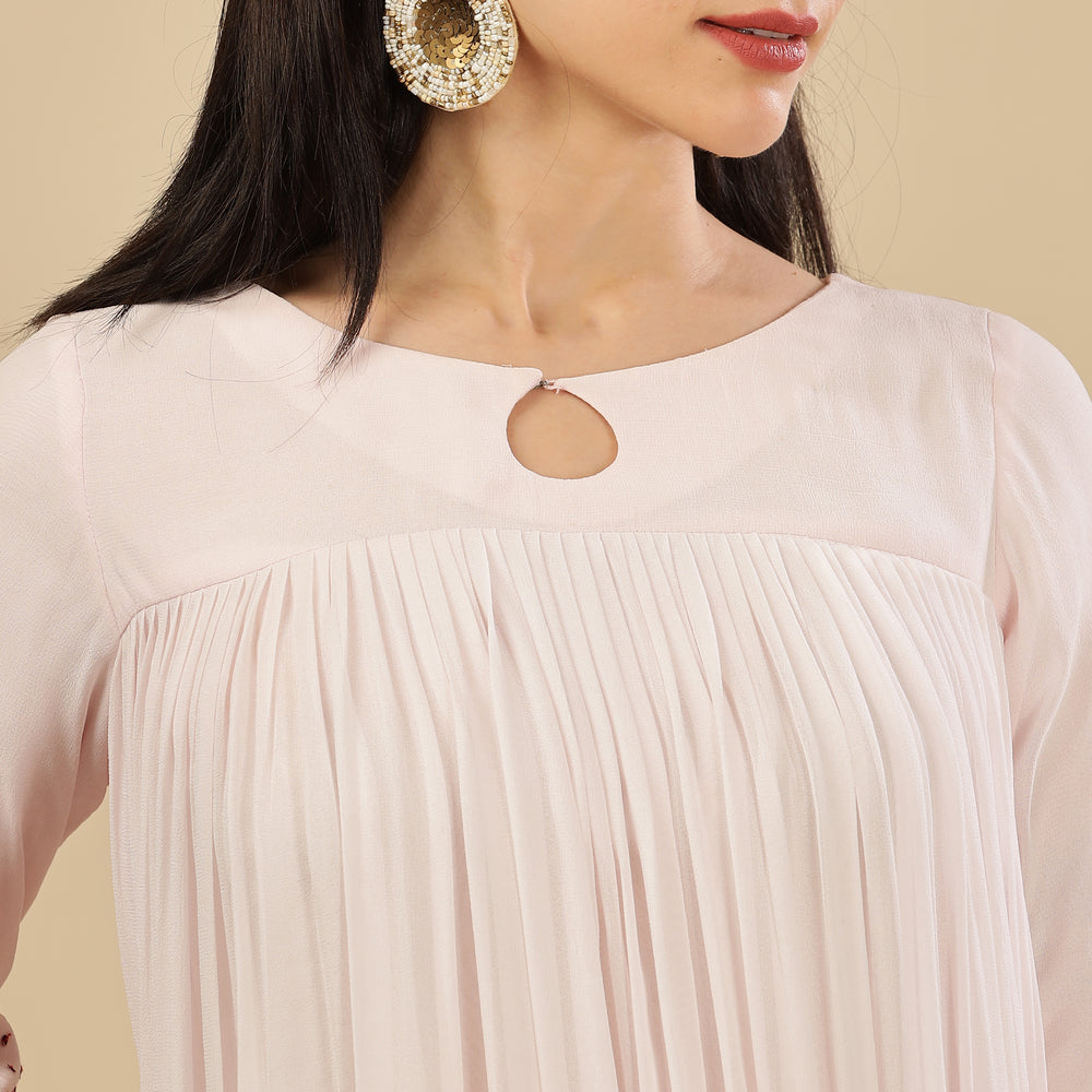 
                      
                        Pale Pink Redliscious Embellished Kurta
                      
                    