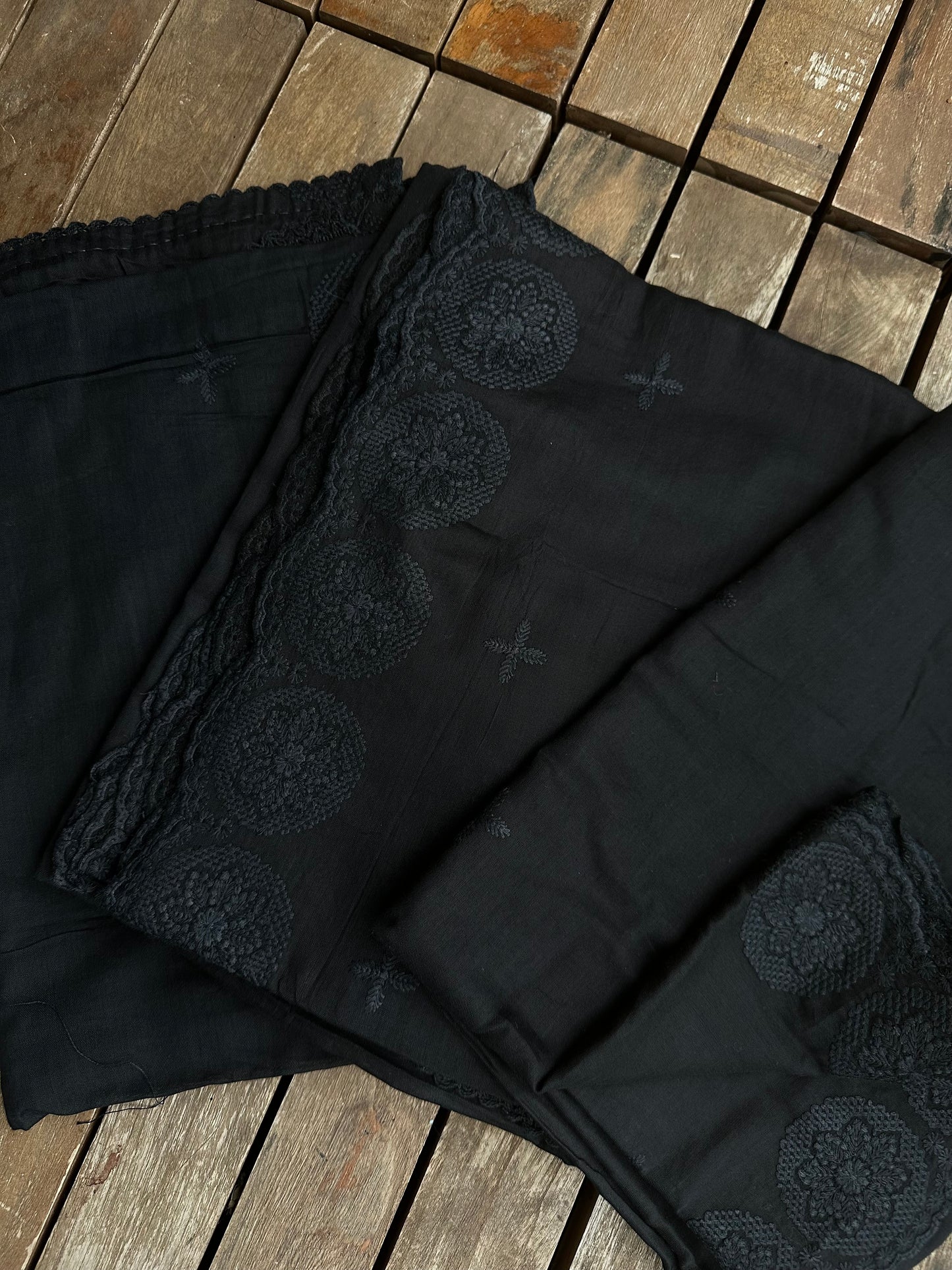 Black Mul Cotton Dupattas