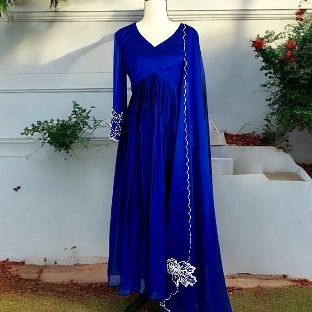 Cobalt blue Enchanted Kurta Set