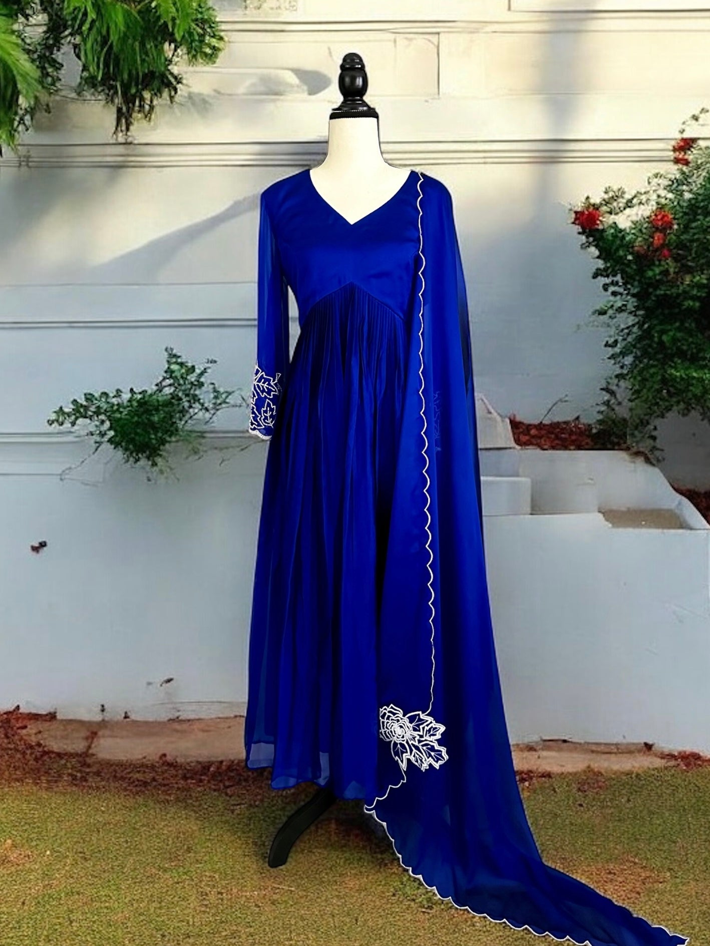 Cobalt blue Enchanted Kurta Set