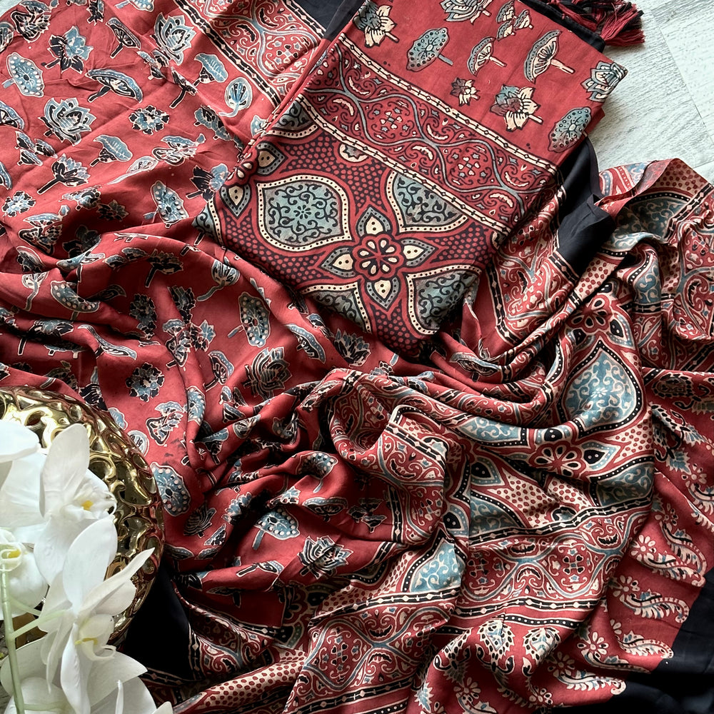 
                      
                        Pure Modal Silk Ajrak Dupattas
                      
                    