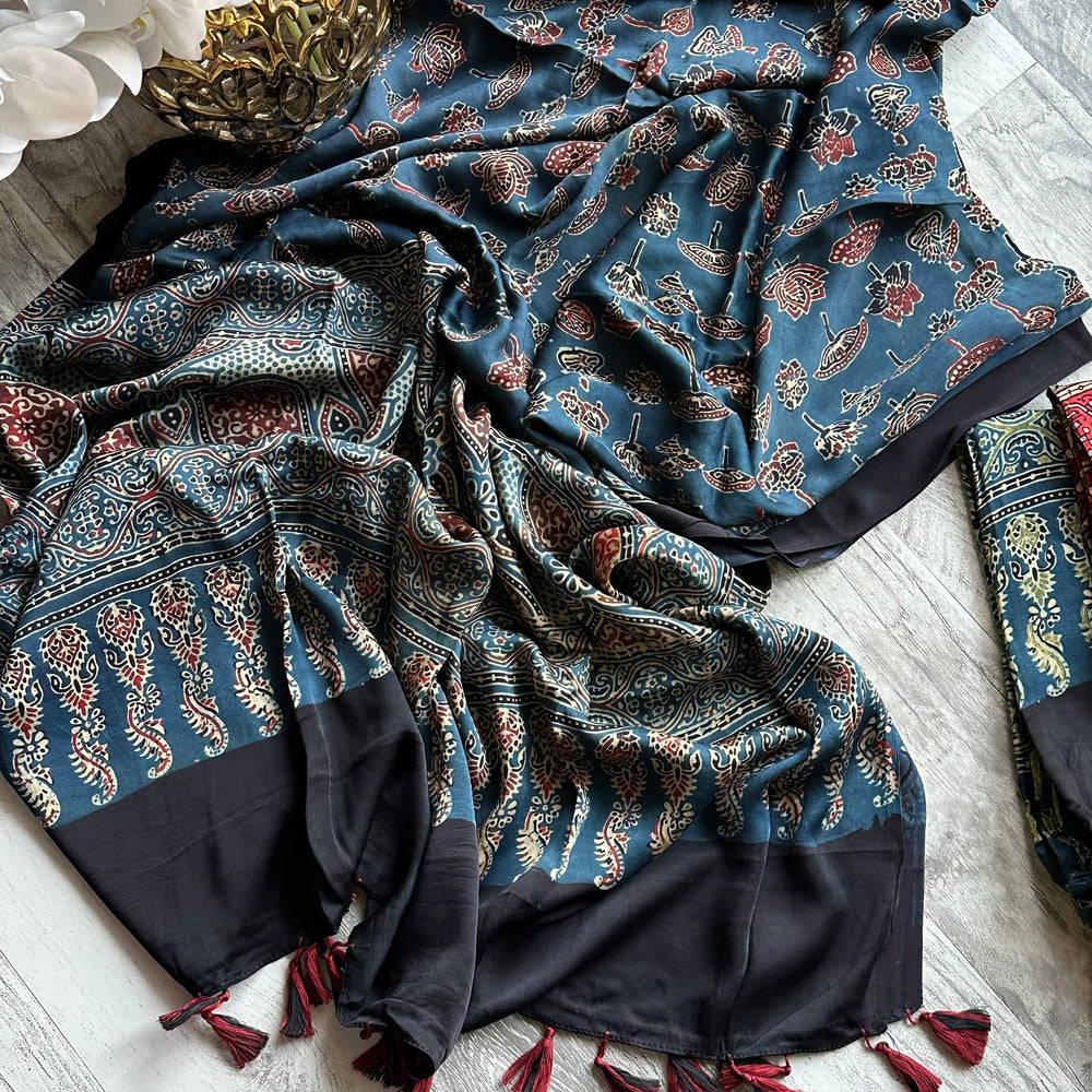 
                      
                        Pure Modal Silk Ajrak Dupattas
                      
                    