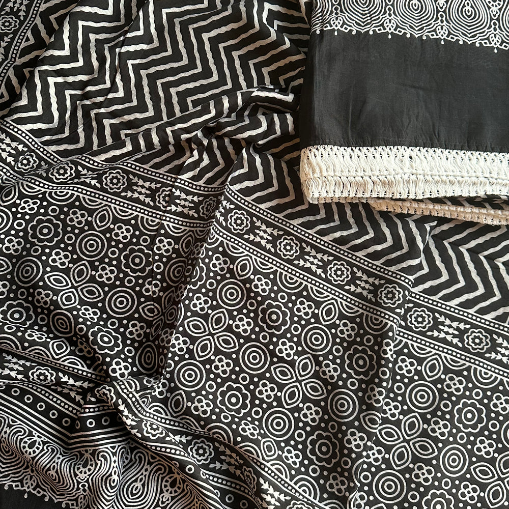 
                      
                        Ajrak Printed ZigZag - Design 5
                      
                    