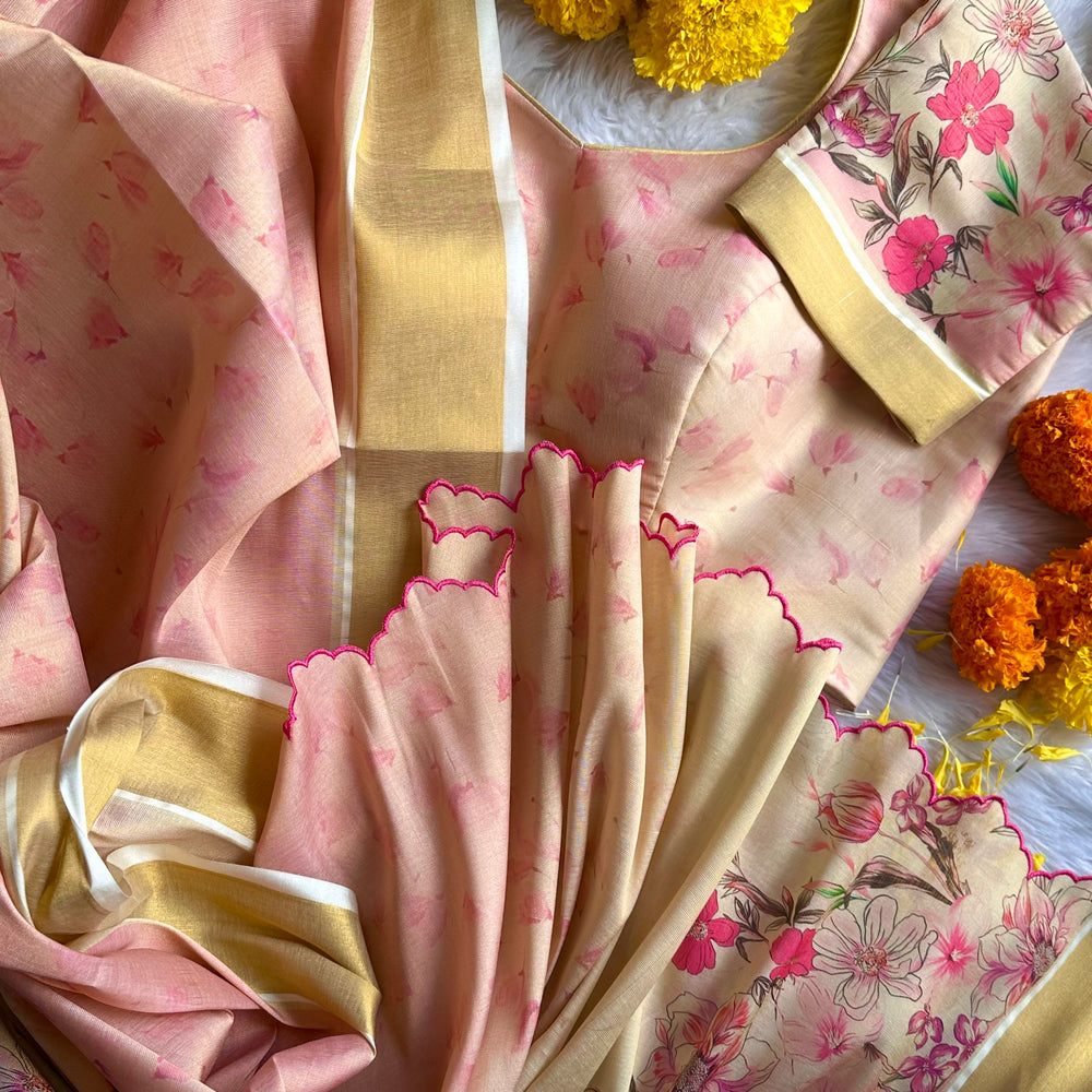 
                      
                        Onam Tissue Ombré saree
                      
                    