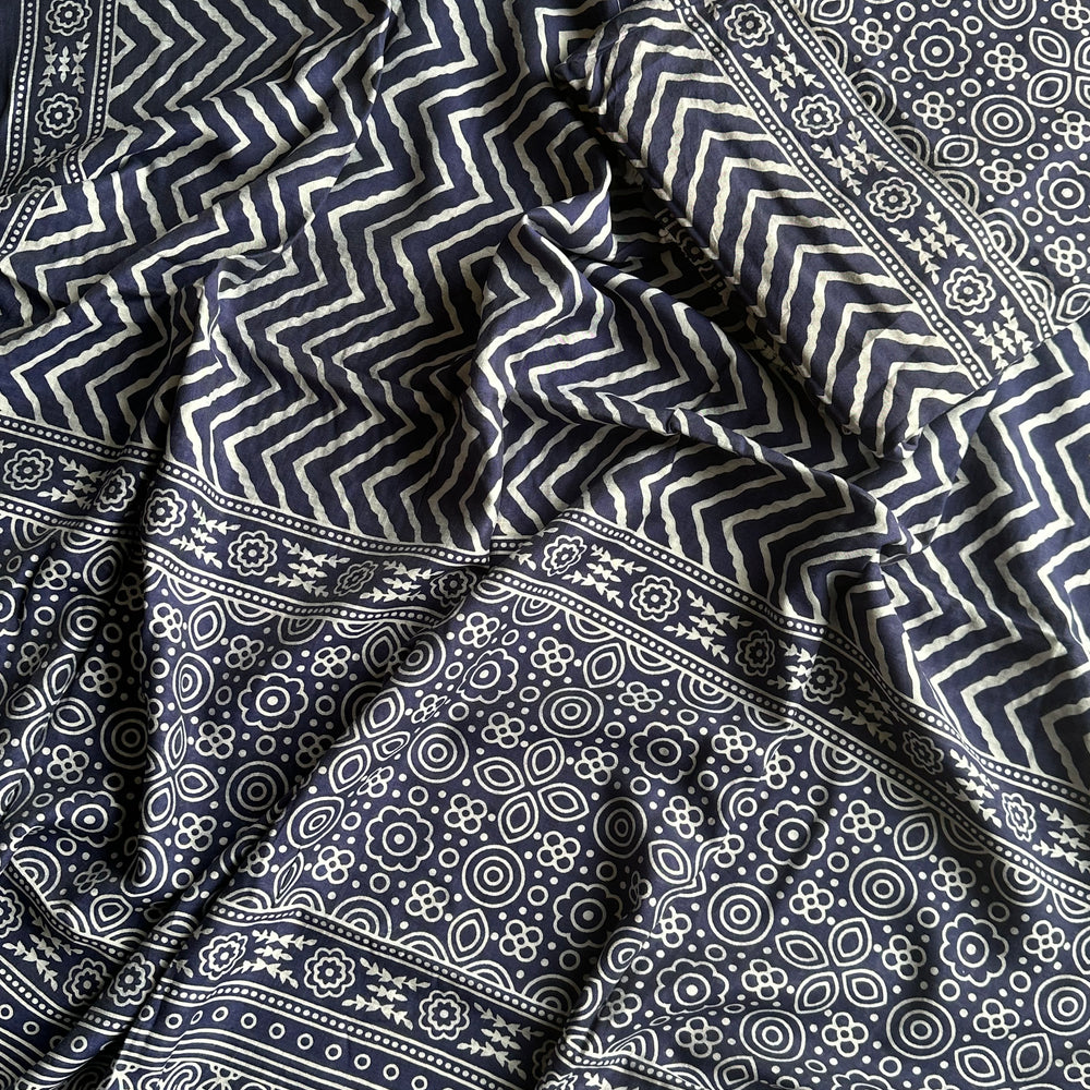 
                      
                        Ajrak Printed ZigZag - Design 5
                      
                    