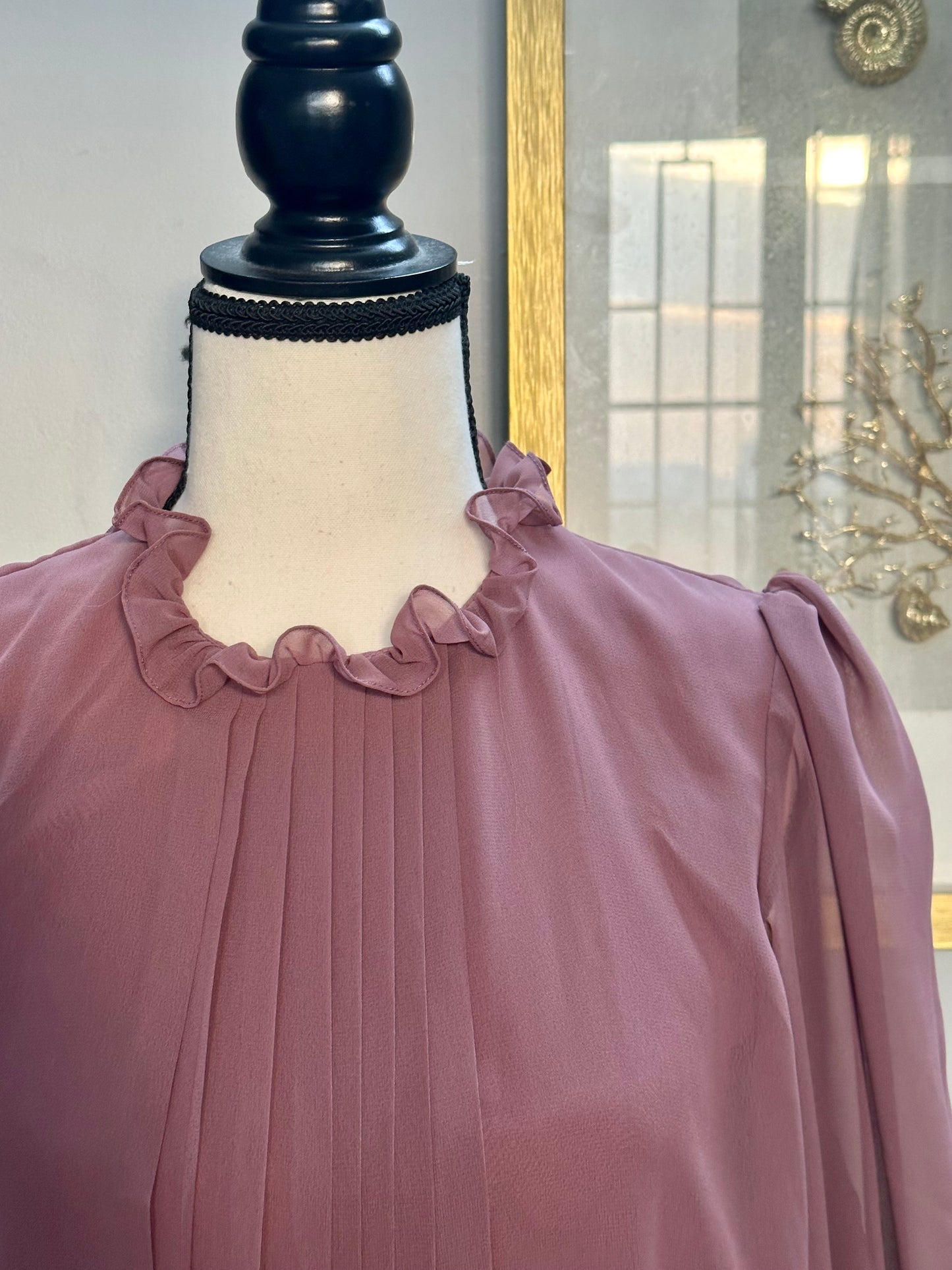 Onion pink pleated Dress