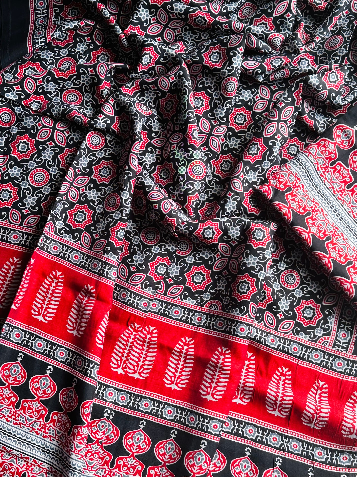 Ajrak Print Dupattas Design 2