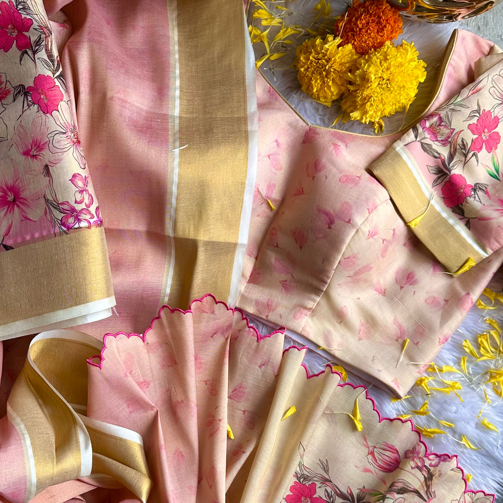 
                      
                        Onam Tissue Ombré saree
                      
                    