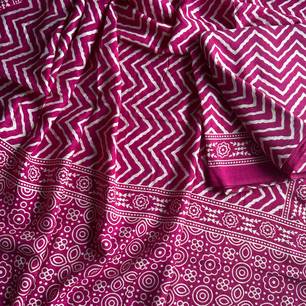 
                      
                        Ajrak Printed ZigZag - Design 5
                      
                    