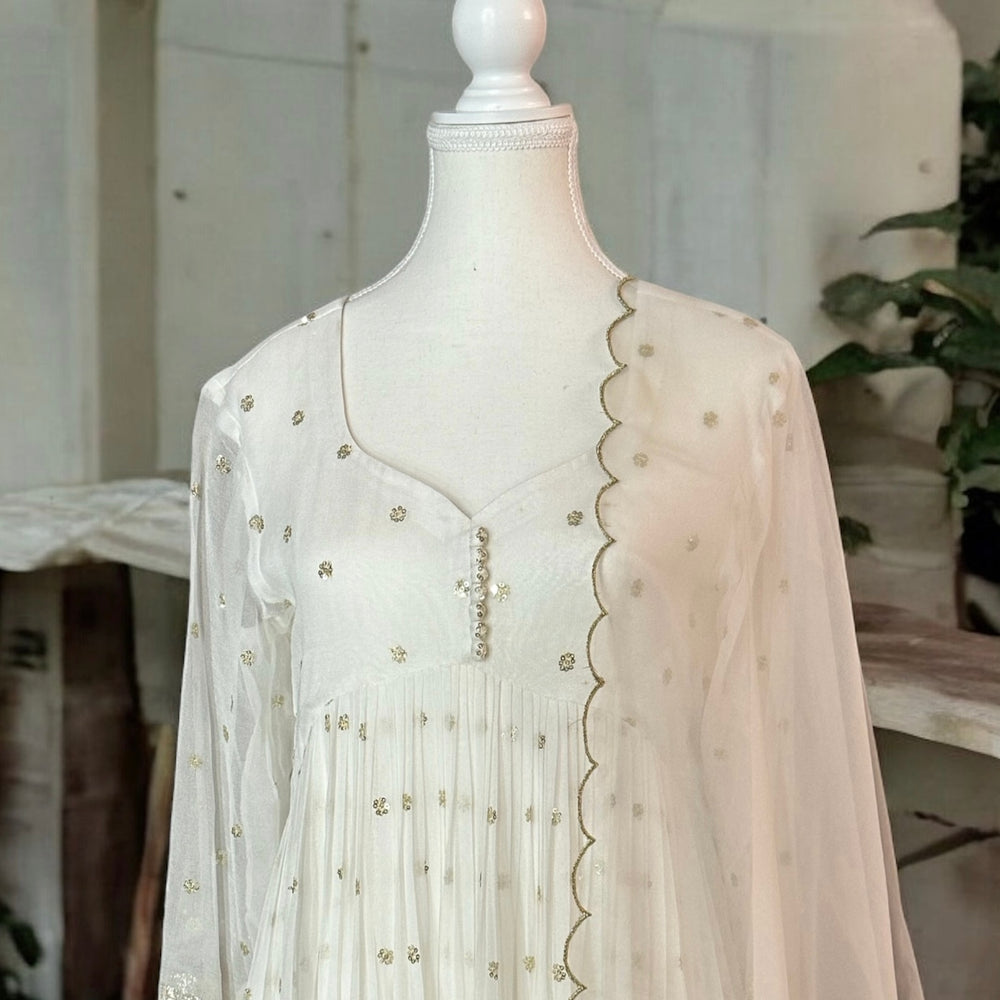 
                      
                        Dove Dyeable white embellished Kurta Set
                      
                    