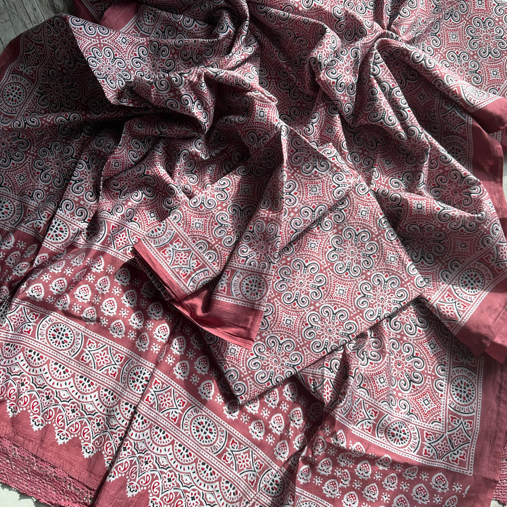 
                      
                        Ajrak Printed Flower Design-4
                      
                    