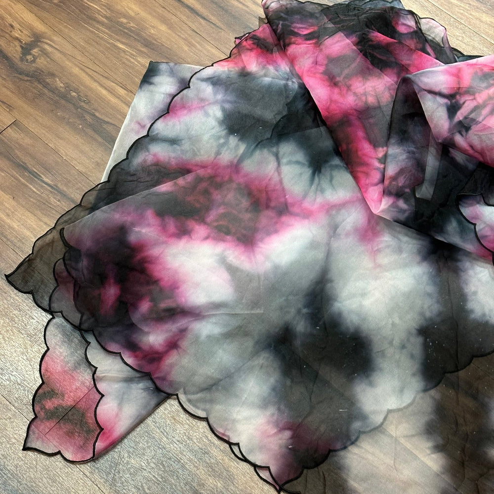 
                      
                        Black Ombré Tie Dye Dupatta - The Story Kameez
                      
                    