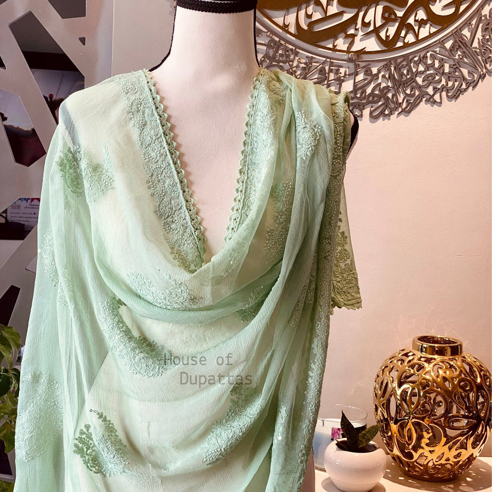 Chikankari Dupattas - The Story Kameez