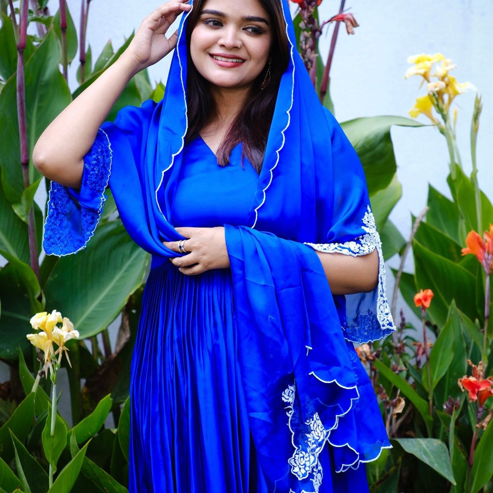 Cobalt Blue - The Story Kameez by Bilqueese 