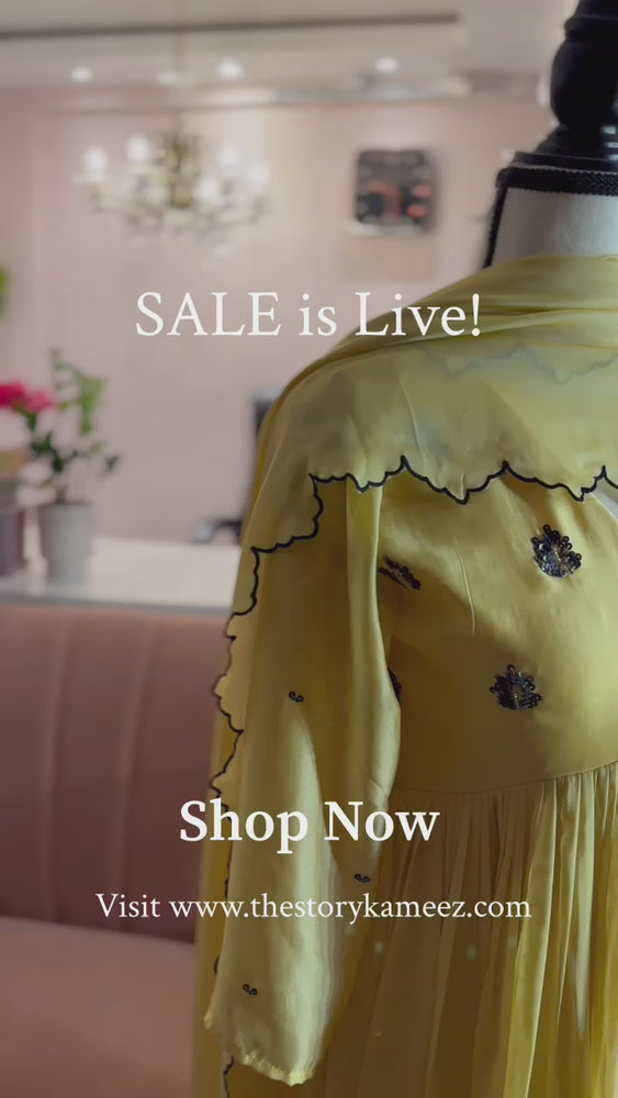 
                      
                        Load and play video in Gallery viewer, Daffodils Enchanted Kurta Sets
                      
                    