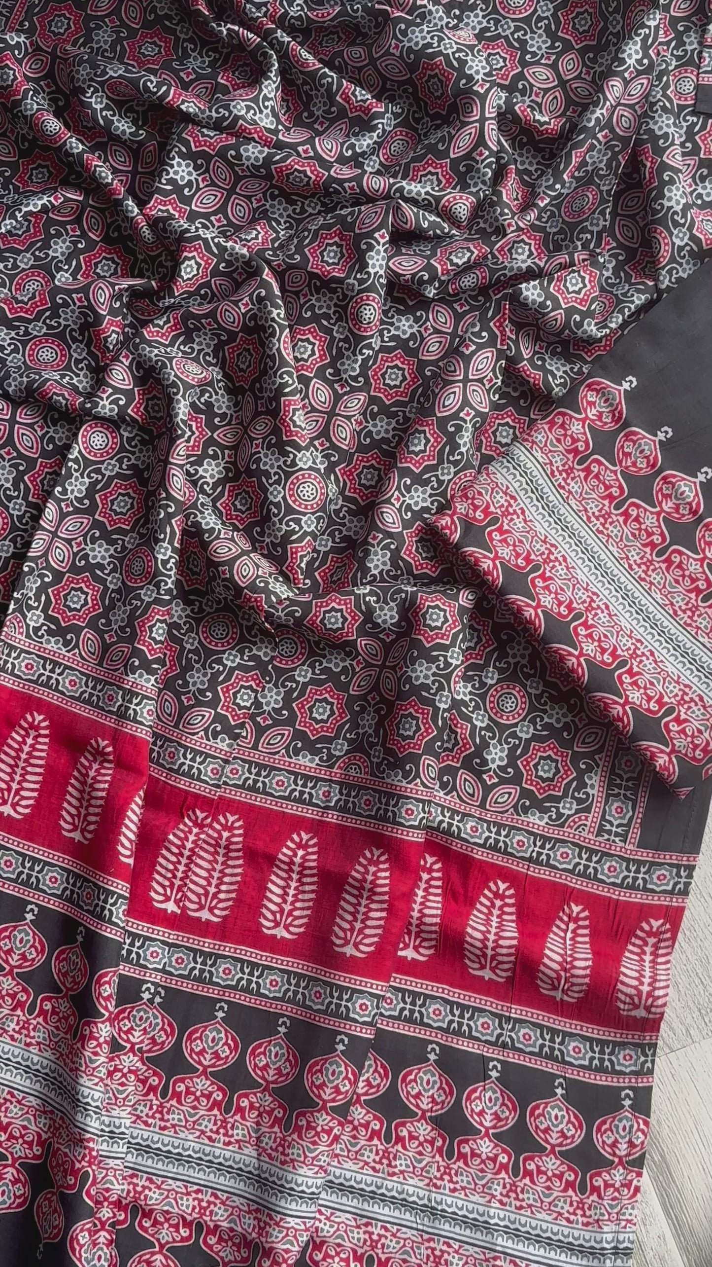 Ajrak Print Dupattas Design 2