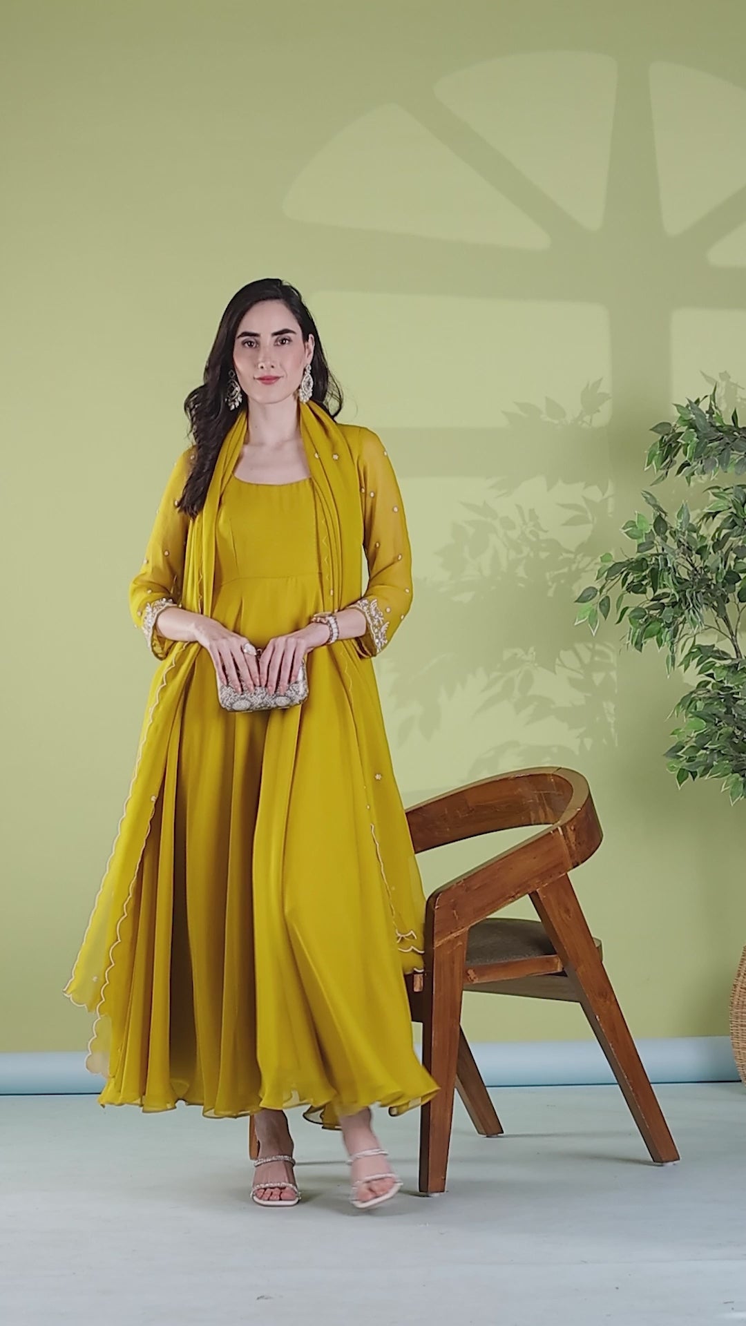 Sunrise Yellow Flared Kurta Set